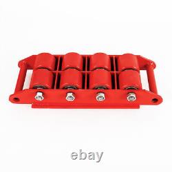 6/8/12 Ton Heavy Duty Machinery Roller Mover Machine Dolly Skate Cargo Trolley