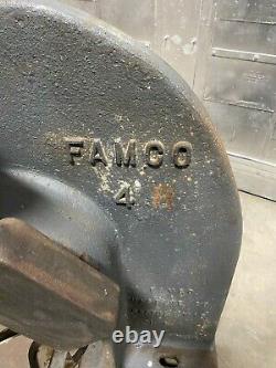 6 Ton Famco Model 4R Ratchet Arbor Press Heavy Duty Made in USA