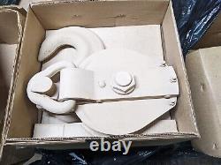 8 Inch? SNATCH? Block and Tackle Hook 10 Ton 20,000 Pounds, Military Heavy Duty