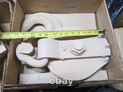 8 Inch? SNATCH? Block and Tackle Hook 10 Ton 20,000 Pounds, Military Heavy Duty