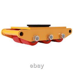 8 Ton Heavy Duty Industrial Machine Dolly Skate Machinery Roller Mover Trolley