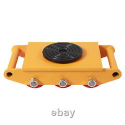 8 Ton Heavy Duty Industrial Machine Dolly Skate Machinery Roller Mover Trolley