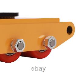 8 Ton Heavy Duty Industrial Machine Dolly Skate Machinery Roller Mover Trolley