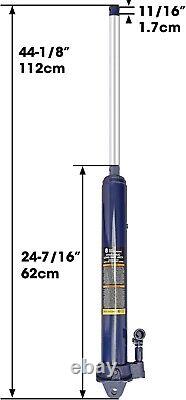 8 Ton Heavy-Duty Long Ram Hydraulic Jack with Glide Action Pump & Versatile Base