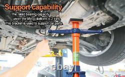 AAIN EI3305 Heavy-Duty Steel Under Hoist High Lift Jack Stand 2-Ton Capacity