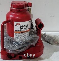 ATD 20-Ton Low Profile Heavy-Duty Hydraulic Air-Actuated Bottle Jack