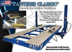 AUTO BODY FRAME MACHINE 20 foot 10 ton 2 tower Panther classic MADE IN AMERICA