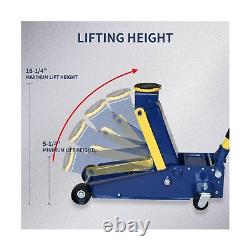 Aain 3 Ton Heavy-Duty Floor Jack, Steel Hydraulic Jack with Double Pumps f