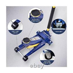 Aain 3 Ton Heavy-Duty Floor Jack, Steel Hydraulic Jack with Double Pumps f