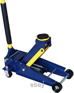 Aain Heavy Duty 3 Ton Floor Jack, Steel Hydraulic Service Jack Quick Rise with D