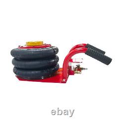 Air Bag Jack Triple For Car 3 Ton Heavy Duty Air Jack Lift Up To 18 Inch Red