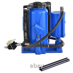 Air Hydraulic Bottle Jack 20 Ton Manual 44000LBS Heavy Duty Auto Truck RV Repair