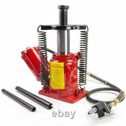 Air Hydraulic Bottle Jack 20 Ton Manual 44092lb Heavy Duty Auto Truck RV Repair