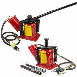 Air Hydraulic Bottle Jack 20 Ton Manual 44092lb Heavy Duty Auto Truck RV Repair