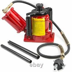 Air Hydraulic Bottle Jack 20 Ton Manual 44092lb Heavy Duty Auto Truck RV Repair