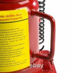 Air Hydraulic Bottle Jack 20 Ton Manual 44092lb Heavy Duty Auto Truck RV Repair