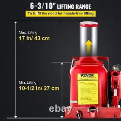 Air Hydraulic Bottle Jack 50 Ton Manual 110200lbs Heavy Duty Auto Truck Rv