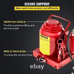 Air Hydraulic Bottle Jack 50 Ton Manual 110200lbs Heavy Duty Auto Truck Rv