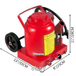 Air Hydraulic Bottle Jack 50 Ton Manual 110200lbs Heavy Duty Auto Truck Rv