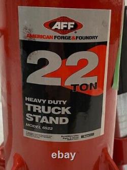 American Forge & Foundry 22 Ton Heavy Duty Truck Stand Model 6522