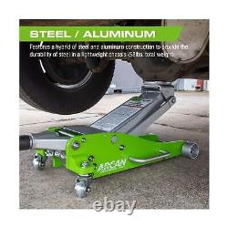 Arcan 3 Ton (6,000 lbs.) Hybrid Heavy Duty Aluminum and Steel Low Profile Flo