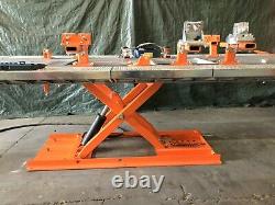 Auto Body Frame Machine 10 Ton Car Bench European Style Bench Rack 18 Feet