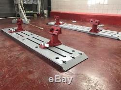 Auto Body Frame Machine Floor Rack System Complete 10 TON Puller FREE TOOLS