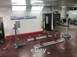 Auto Body Frame Machine Rack on the floor system 10 TON Puller Free Shipping