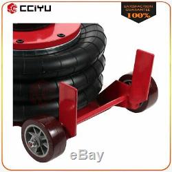 Auto Body Tire shop Triple Bag Air Jack 3 TON/ 6600 LBS Quick Lift Heavy Duty