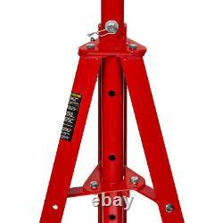 Auto Shop Steel Under Hoist Mount Tripod Stand 2 Ton Heavy Duty Red Adjustment