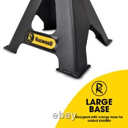 Axle Stand 3 Tonne Ton Car Jack Ratchet Heavy Duty Pair Of Stands