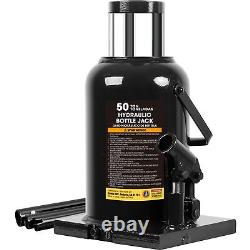 BIGRED 50Ton(100,000LBs) Torin Heavy Duty Welded Hydraulic Car Bottle Jack Black
