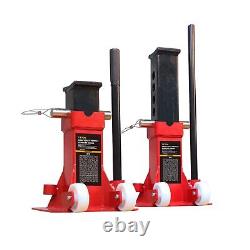 BIG RED Torin 12 Ton (24,000 lb) Capacity Heavy Duty Jack Stands Pin Style Red