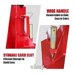 BIG RED Torin 12 Ton (24,000 lb) Capacity Heavy Duty Jack Stands Pin Style Red