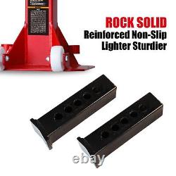 BIG RED Torin 12 Ton (24,000 lb) Capacity Heavy Duty Jack Stands Pin Style Red