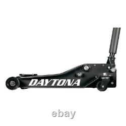 BLACK Floor car/truck Jack 4 Ton Heavy Duty Rapid Pump Daytona Automotive