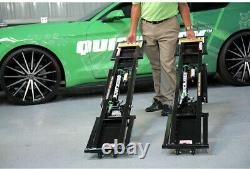 BendPak QuickJack 110V 5,000lb Portable Car Lift 5000SLX with 3 Ton Jack Stands