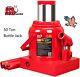 Big Red 50 Ton Torin Stubby Low Profile Heavy Duty Welded Bottle Jack, T95007-1