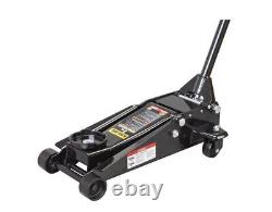 Black Jack 3 Ton Dual Piston Heavy Duty Steel Heavy Duty Floor Jack 5-18 in Lift