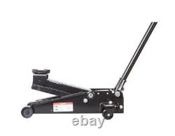 Black Jack 3 Ton Dual Piston Heavy Duty Steel Heavy Duty Floor Jack 5-18 in Lift