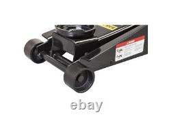 Black Jack 3 Ton Dual Piston Heavy Duty Steel Heavy Duty Floor Jack 5-18 in Lift