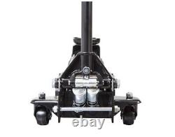 Black Jack 3 Ton Dual Piston Heavy Duty Steel Heavy Duty Floor Jack 5-18 in Lift