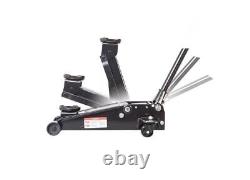 Black Jack 3 Ton Dual Piston Heavy Duty Steel Heavy Duty Floor Jack 5-18 in Lift