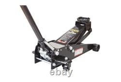 Black Jack 3 Ton Dual Piston Heavy Duty Steel Heavy Duty Floor Jack 5-18 in Lift