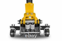 CAT 3 Ton Low Profile Service Jack Built in Foot Pump Heavy Duty