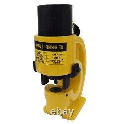 CH-70 Hydraulic Punch Tool Sheet Metal Heavy Duty Punch Press Four Dies 35 Ton
