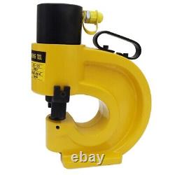 CH-70 Hydraulic Punch Tool Sheet Metal Heavy Duty Punch Press Four Dies 35 Ton