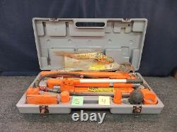 Central Hydraulic 10-Ton Body Lifting Frame Repair Kit Portable Ram 32746 Used