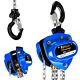Chain Hoist 10ft Mini Hand Chain Block Hoist With 2 Heavy Duty Hooks