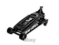 DAYTONA Heavy Duty Steel 3 Ton Professional Rapid Pump Floor Jack Rust Resistant